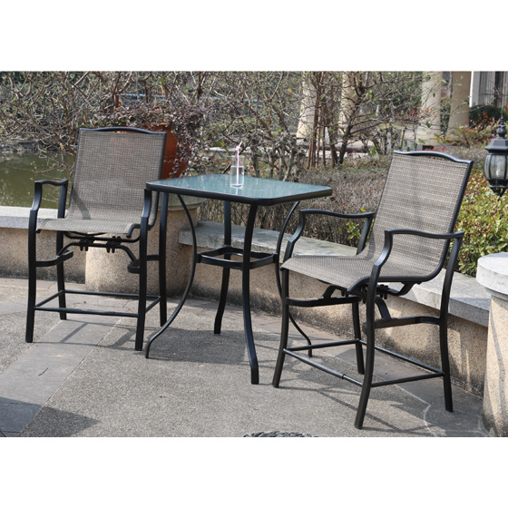 3pcs Woven Bistro Set Chester